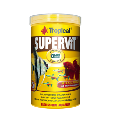 TROPICAL SuperVit 100ml nourriture de base en flocons, à multi ingrédients, avec beta-glucan