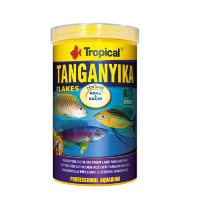 TROPICAL Tanganyika 1000ml nourriture de base en flocons pour cichlidés du lac Tanganyika