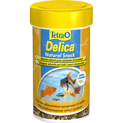 TETRA Delica Natural Snack Artemias 100 ml est une délicieuse friandise contenant 100% d'artemias lyophilisées