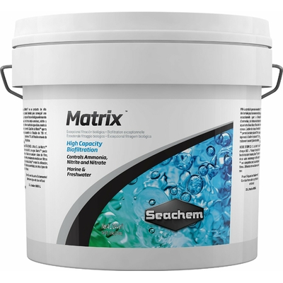 SEACHEM Matrix 4L masse de filtration biologique à haute densité pour aquarium d'eau douce et d'eau de mer