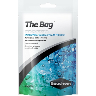 SEACHEM The Bag sac pour toutes masses de filtration 13 x 25 cm
