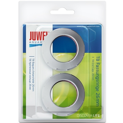 JUWEL Set de 2 bagues d'étanchéité pour réglette Juwel avec tubes T8 (d. 26mm) Réf. Juwel 92005