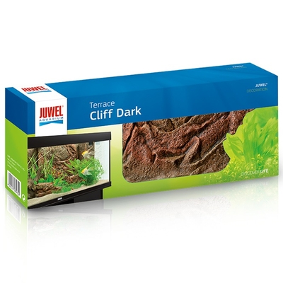 JUWEL Terasse Cliff Dark A 35 x 15 cm module incurvé vers l'extérieur pour la conception de terrasses en aquarium