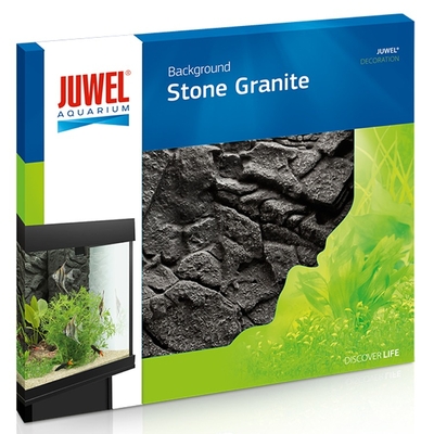 JUWEL Stone Granite plaque de fond 3D 60 x 55 cm pour l'habillage de la vitre arrière de votre aquarium