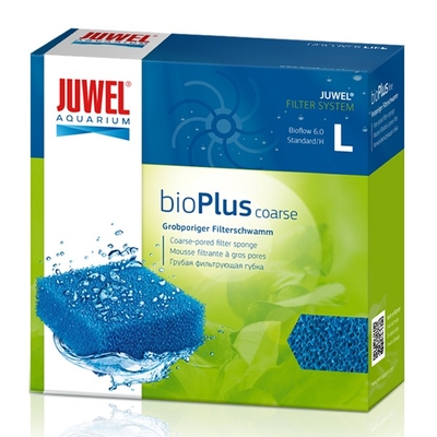 JUWEL bioPlus Coarse L mousse à maille large pour filtre Juwel Bioflow 6.0 et Standard. Dimensions 12,5 x 12,5 x 5 cm