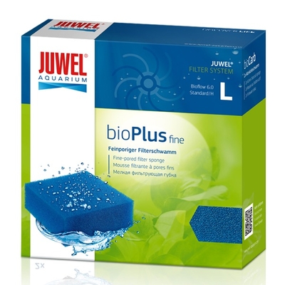 JUWEL bioPlus Fine L mousse à maille fine pour filtre Juwel Bioflow 6.0 et Standard. Dimensions 12,5 x 12,5 x 5 cm