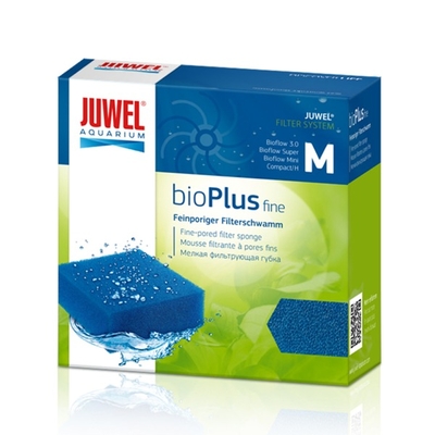 JUWEL bioPlus Fine M bloc de mousse à maille fine pour filtre Juwel Bioflow Mini, Bioflow 3.0 et Compact. Dimensions 9,5 x 9,5 x 4,8 cm