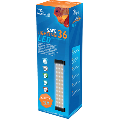 AQUATLANTIS Safe Lighting bloc d'éclairage 36 LEDs 3W pour aquarium d'eau douce