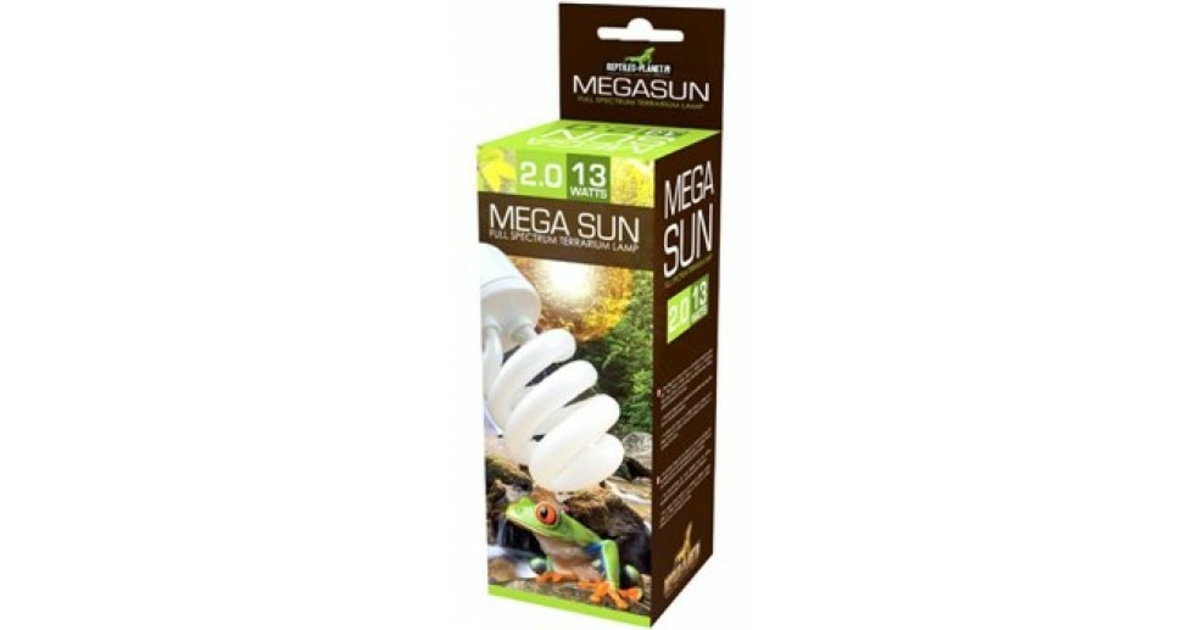 Mega Sun 2.0 26 W - Ampoule UVA UVB Pour Reptiles | Reptiles Planet