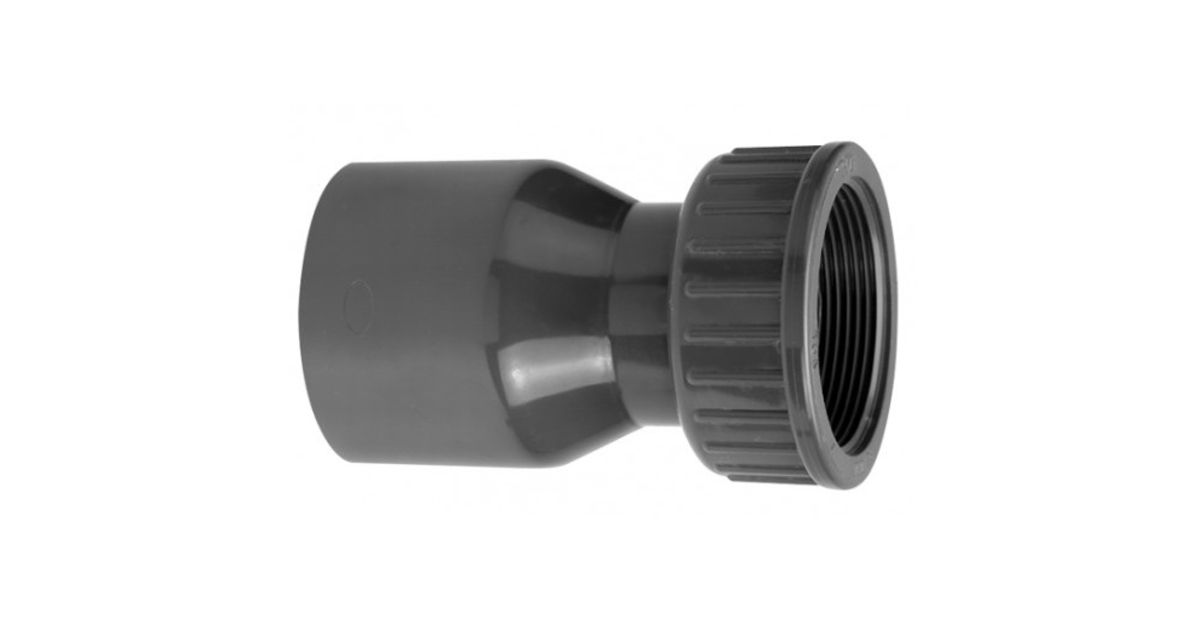 WeltenMarkt Raccord PVC-U, 50 mm x 1 1/2, manchon adhésif x WeltenMarkt Raccord PVC-U, 50 mm x 1 1/2, manchon adhésif x