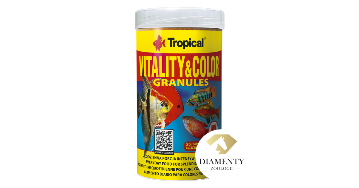 Amtra Pro Gan 1.5 - Nourriture Granulée Premium 1,5 Mm Pour Poissons Tropicaux - 250 Ml / 140 G - Vitalité & Coloration Boostées