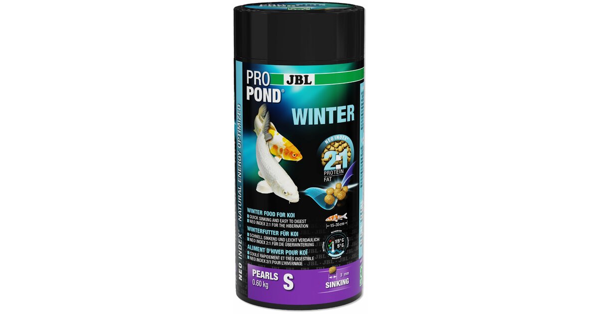 Nourriture Hiver JBL Pour Koïs - Granules Submersibles 3,6kg - Taille M
