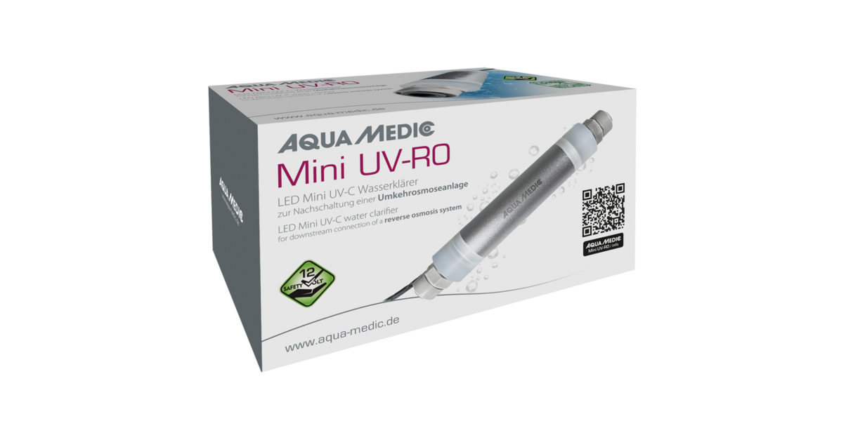 Mini Stérilisateur UV à LED AquaEl - Pour Filtres Aquarium - Élimine Algues Et Bactéries