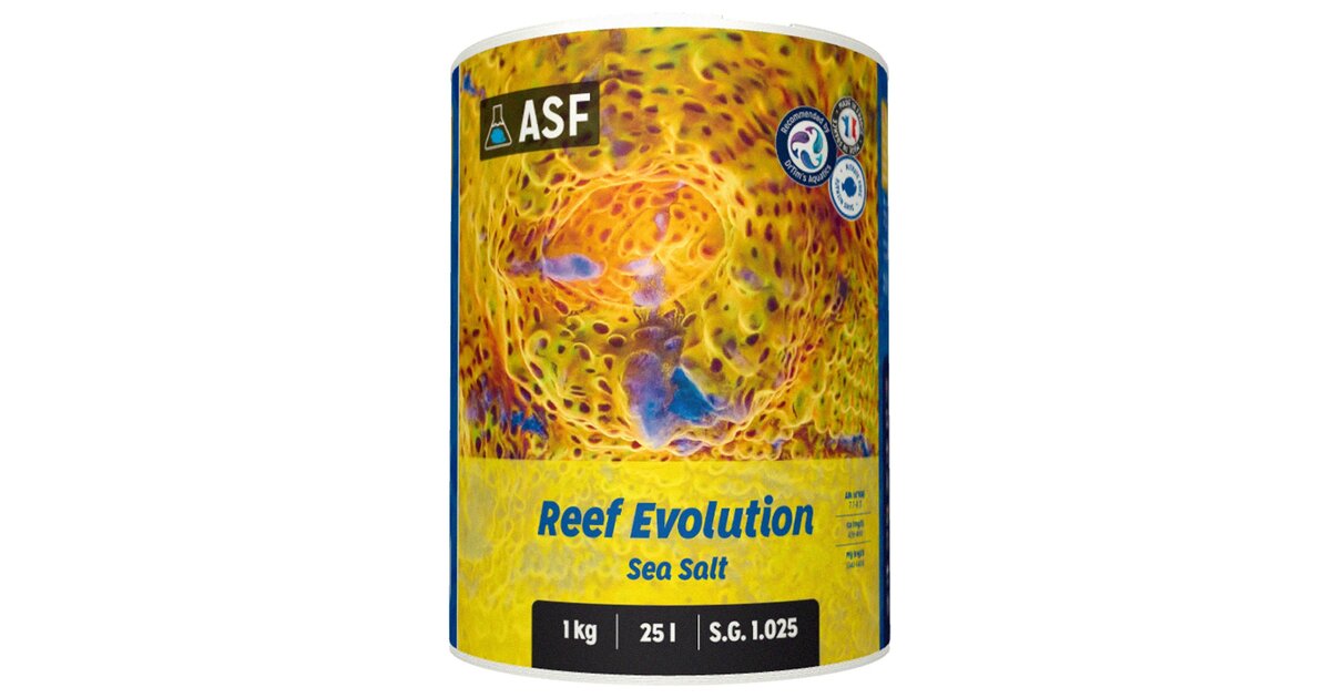 AQUARIUM SYSTEMS Reef Evolution 1 Kg sel enrichi idéal pour aquarium ...