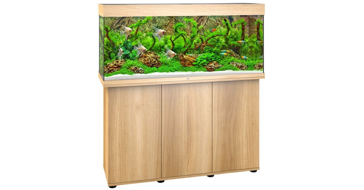 JUWEL Combinaison Rio 240 LED Chêne Clair aquarium 121 x 41 x 55 cm 240 ...