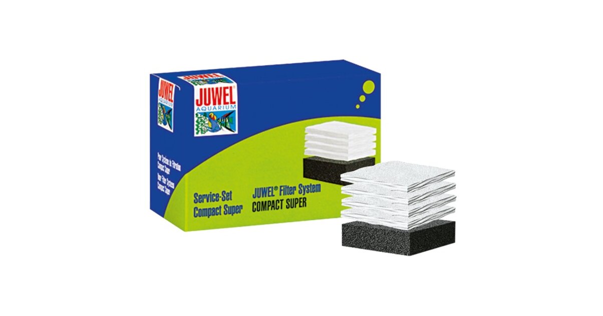 Éponges De Charbon Actif GERUI Bioflow Super Lot De 6 Pour Aquariums Juwel | Compatible Bioflow 3.0, 6.0 Et Modèles Compact/H - Bleu