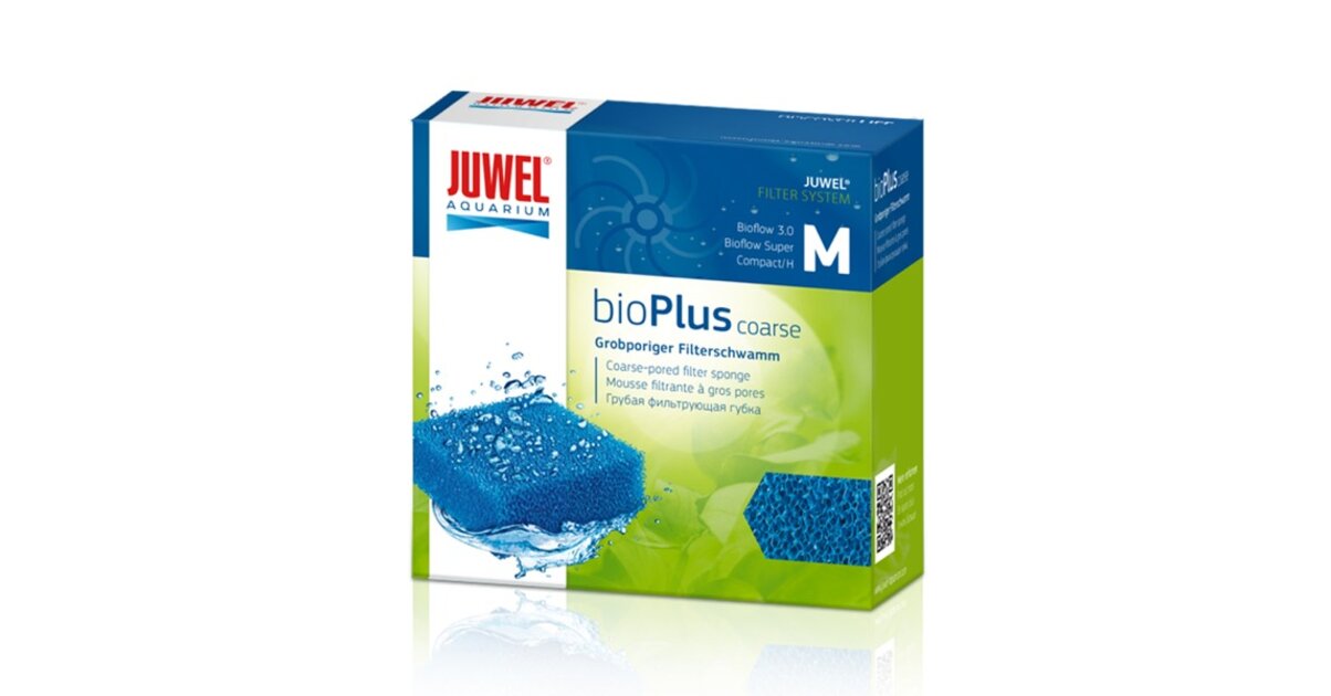 Mousse Filtre Aquarium 8D - 30x20cm, Bleue, Lavable, Pour Bassin, étang, Filtration