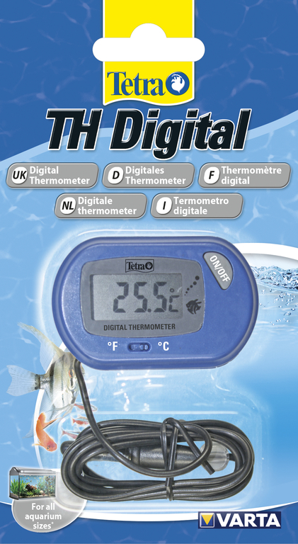 AQUA MEDIC T-meter thermomètre électronique immergeable pour aquarium d'eau  douce et d'eau de mer - Accessoires aquarium/Thérmomètres -  -  Aquariophilie