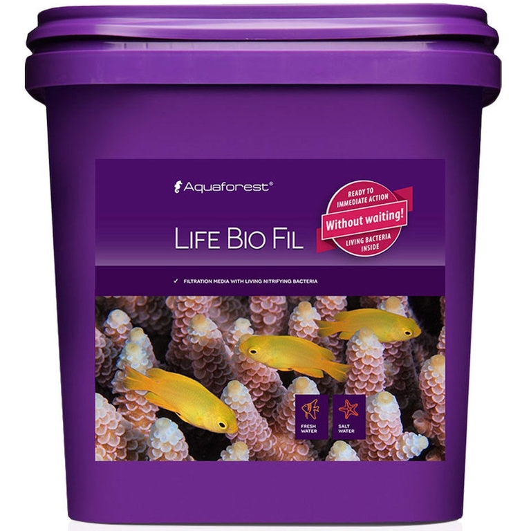 AQUAFOREST Life Bio Fil 5000 ml masse de filtration avec bactéries pour