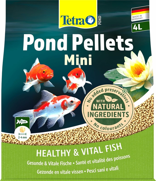 Nourriture Pour Koïs OASE Dynamix - Pellets 3-4mm - 1L - Pour Poissons Jusqu'à 20cm - Spiruline