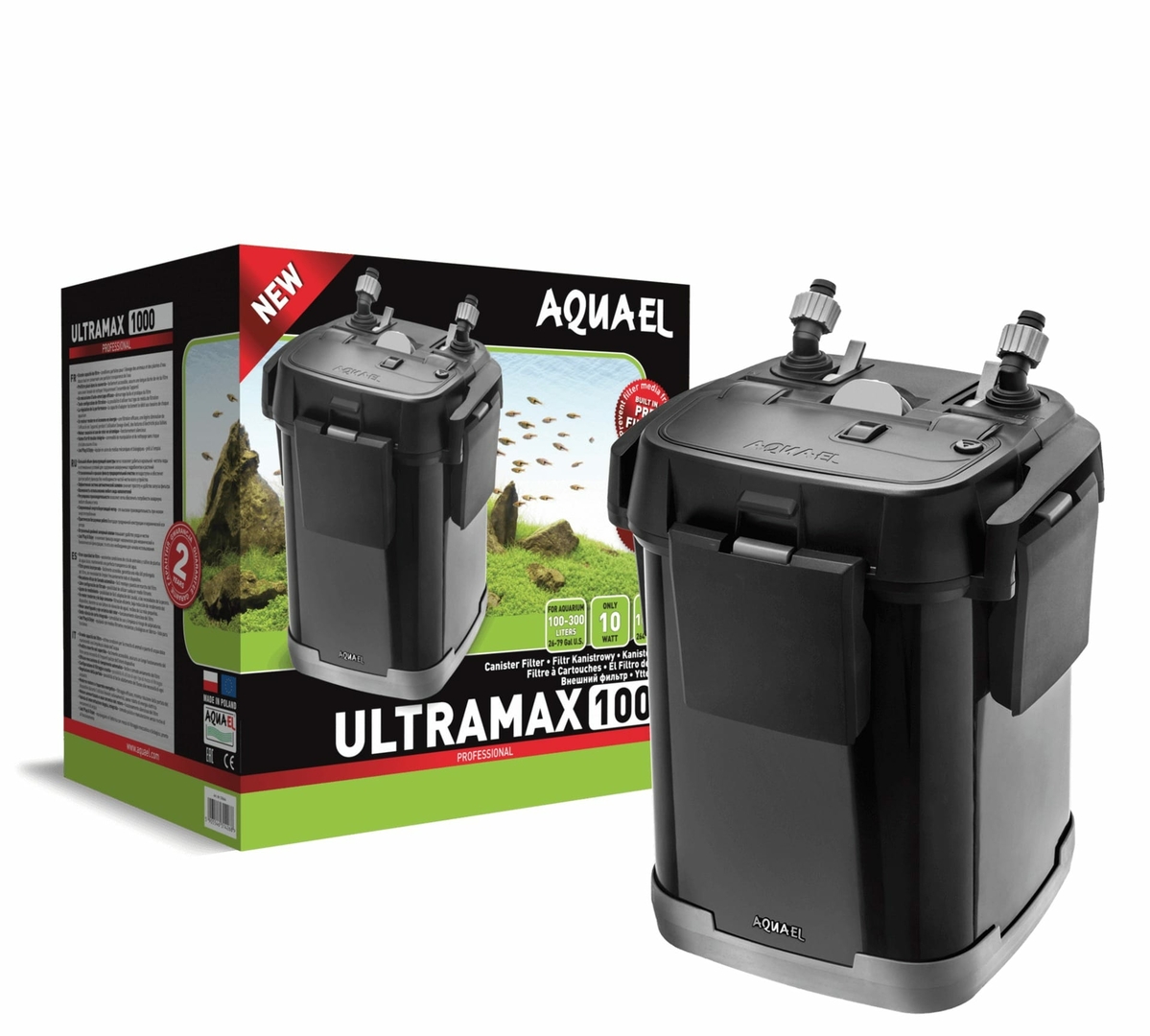 AQUAEL UltraMax 1000 filtre externe complet pour aquarium de 100 à