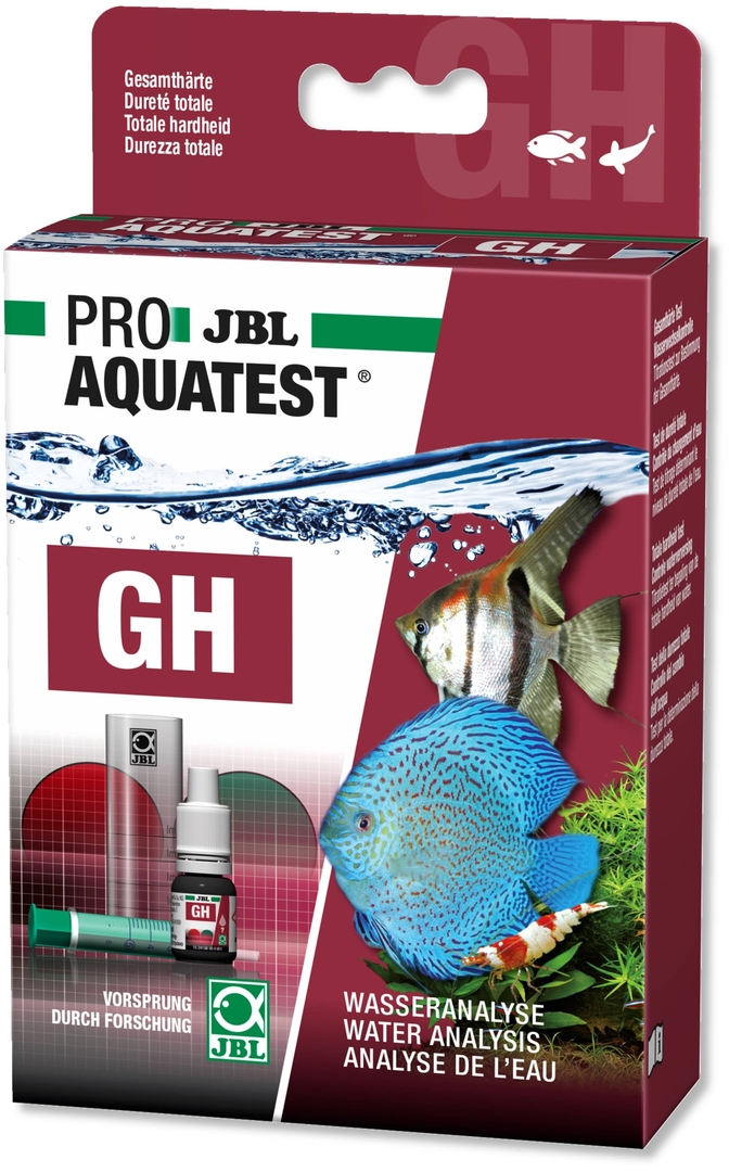 JBL ProAquaTest GH test dureté totale pour aquarium d'eau douce et
