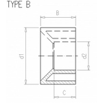 vdl-reduction-courte-pvc-pour-tubes-dimensions-cotes-type-b