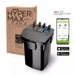 aquael-hypermax-link-4500-l-h-filtre-externe-complet-controlable-avec-chauffage-integre-pour-aquarium-de-200-a-1500l