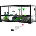 reptizoo-water-land-90-x-45-x-45-cm-aquaterrarium-avec-systeme-de-drainage-pour-tortue-d-eau