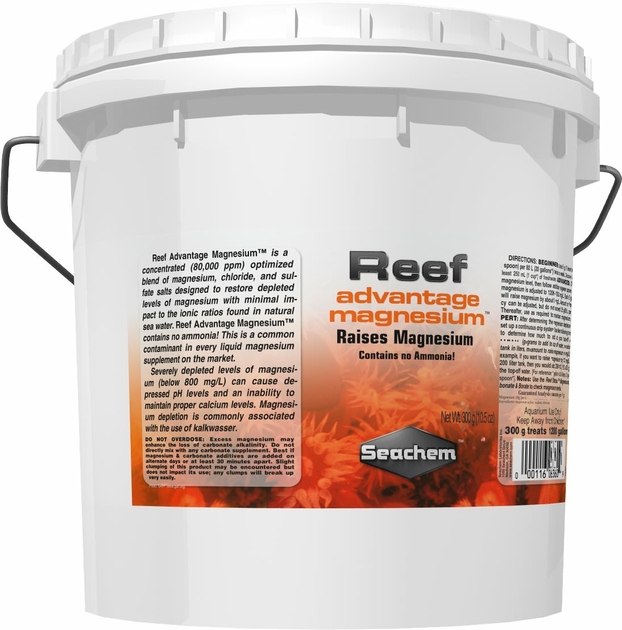 SEACHEM Reef Advantage Magnesium 4 kg restaure le Magnesium à un niveau