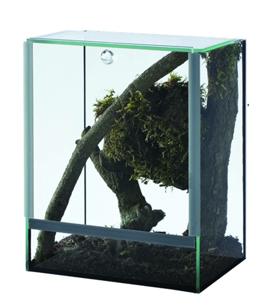 AQUAVIE Terrarium pour Araignée dimensions 25 x 30 x 30 cm épaisseur de vitre 3 mm
