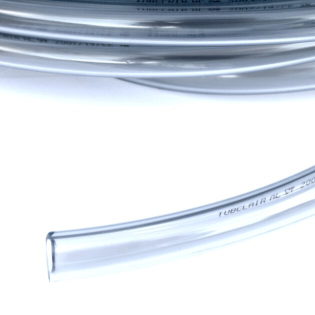 Tuyau Souple PVC Cristal 6x9 Mm - 50 Mètres, Qualité Alimentaire Sans Phtalate - Pour Eau, Air, Usages Divers (non Pour Huile)