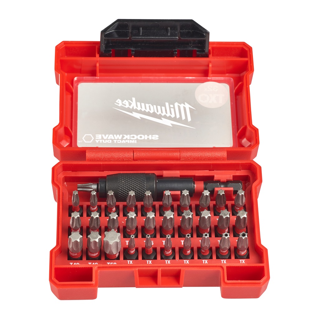 Coffret de 32 embouts TORX shockwave impact duty Milwaukee