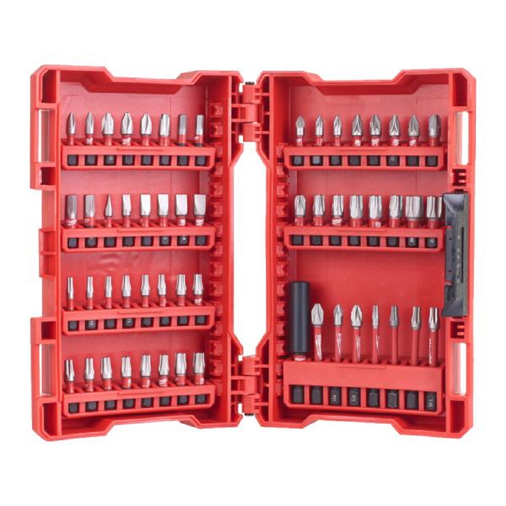 coffret 56 embouts de vissage shockwave impact duty Milwaukee 4932430907