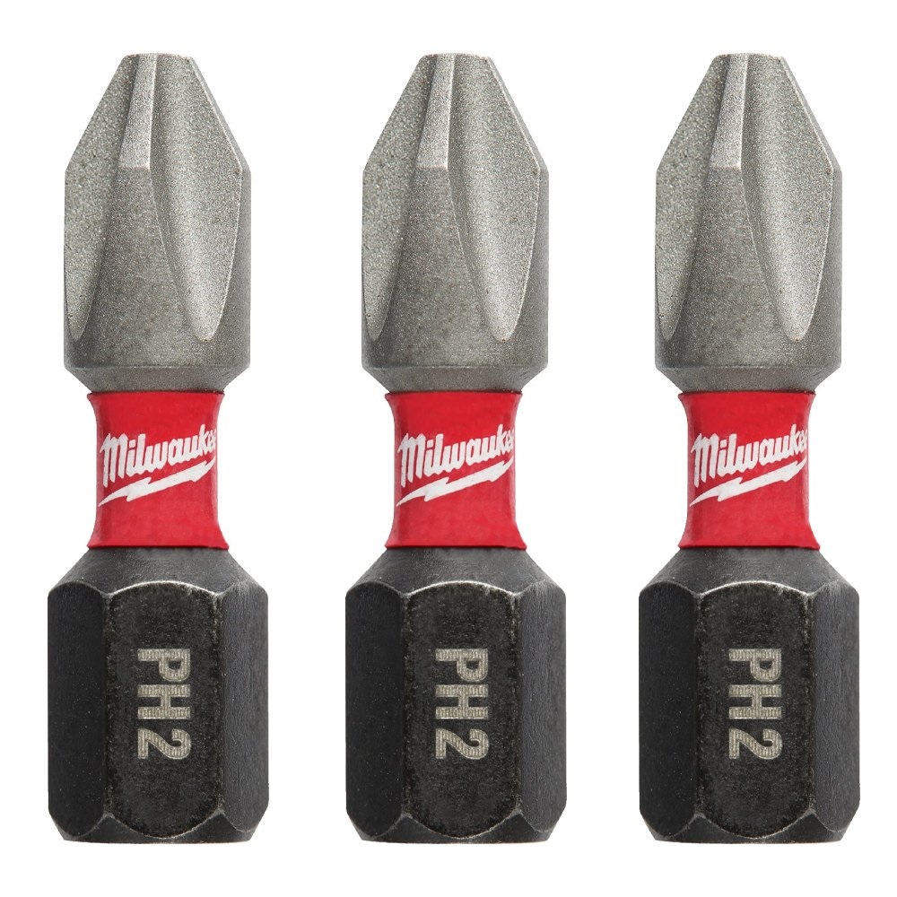Embout-de-vissage-PH2-x-25-mm-Shockwave-Impact-Duty-par-3-MILWAUKEE