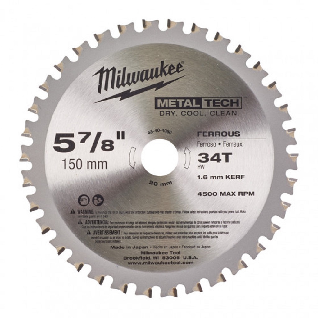 MILWAUKEE Lame de scie circulaire bois 165x15.87x1.6x40 alternée