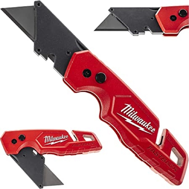 Cutter pliant FASTBACK avec stockage de lames Milwaukee 4932471358