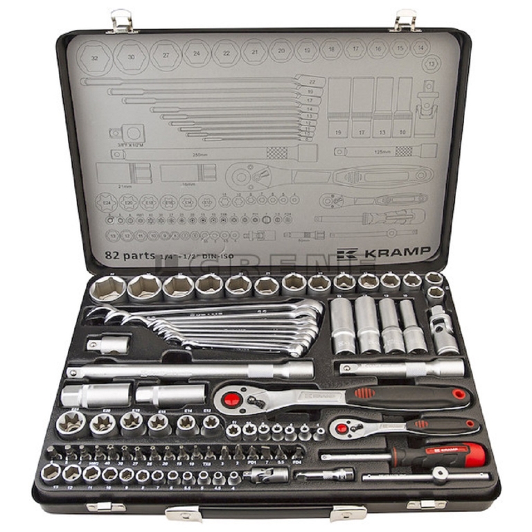 Coffret professionnel de 16 douilles 1/2 torx Kramp - Coffret et accessoire  douille acier - Outils city