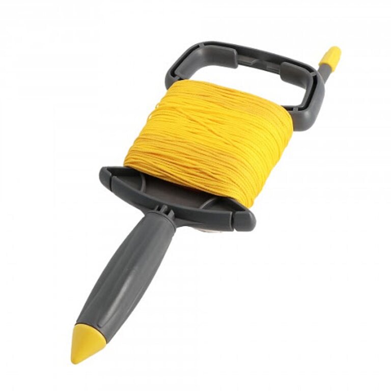 Ligne De Maçon En Nylon Tressé Avec Poignée - Corde Fluorescente Résistante, Rechargeable | Pour Jardinage, Bricolage