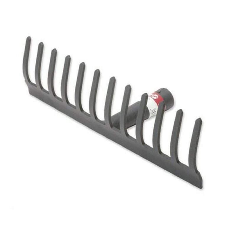 Tête De Râteau 16 Dents Courbes REVEX 46cm - Sans Manche Forgeé Pour Jardin