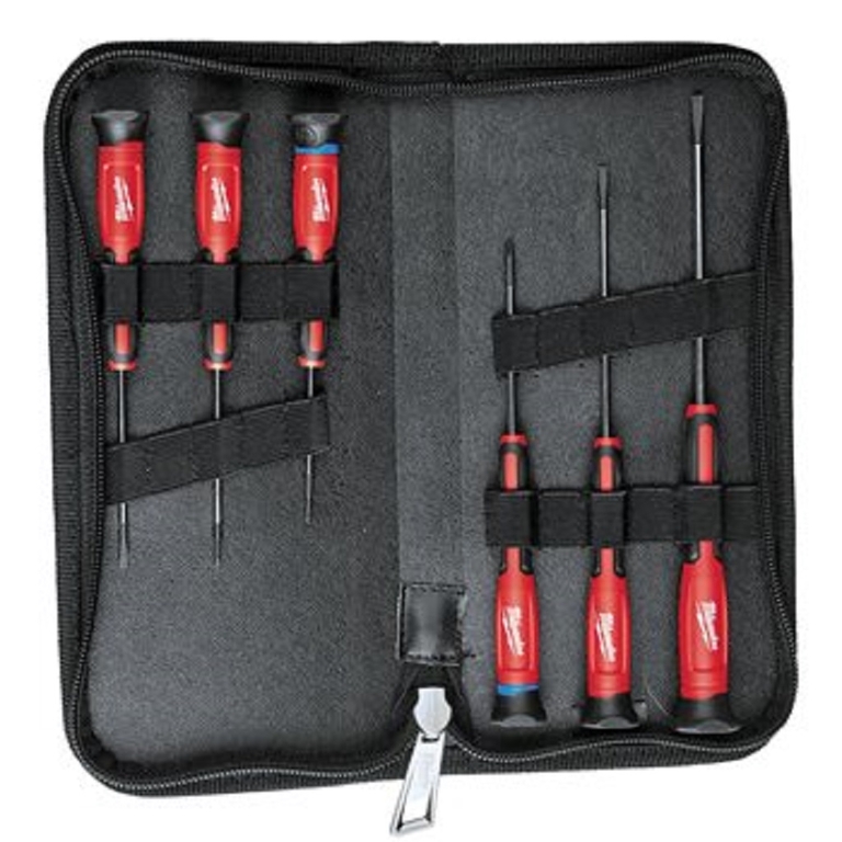 Ens. 6 tournevis de précision Milwaukee