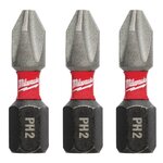 Embout-de-vissage-PH2-x-25-mm-Shockwave-Impact-Duty-par-3-MILWAUKEE