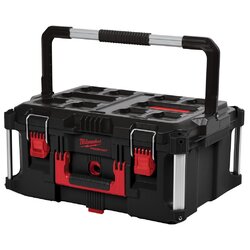 Chariot Transport PACKOUT Milwaukee Compatible – Dolly Acier Carbone 90,7 Kg Avec 4 Roues Pivotantes & Freins, Modulaire