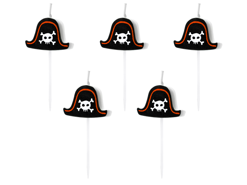 6 Bougies Anniversaire Pirate