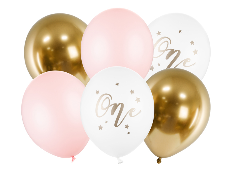 ballon-anniversaire-1an-rose-doré