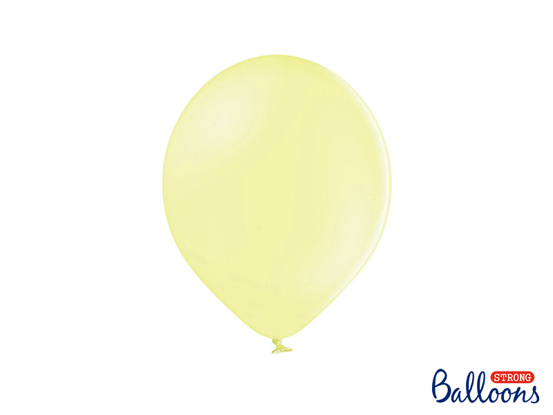 10 ballons Jaune - Pastel- 30 cm