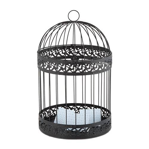 Urne mariage cage noire