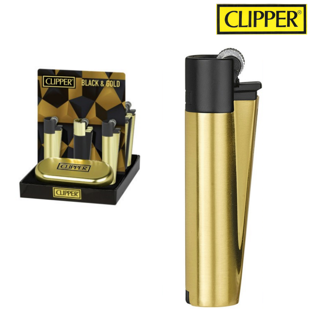 Clipper metal noir et or
