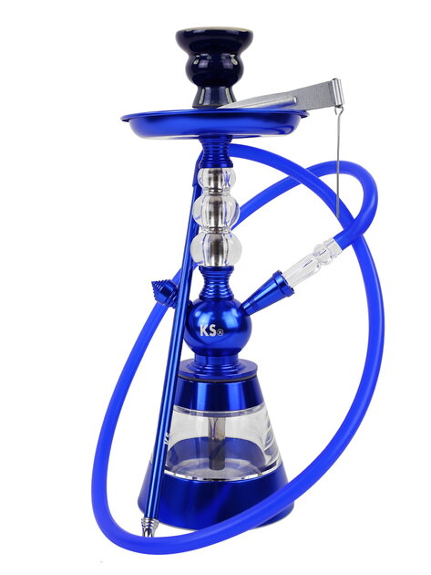Chicha narguilé tout équipée - Chicha Céleste KS Original bleu - 40 cm ...