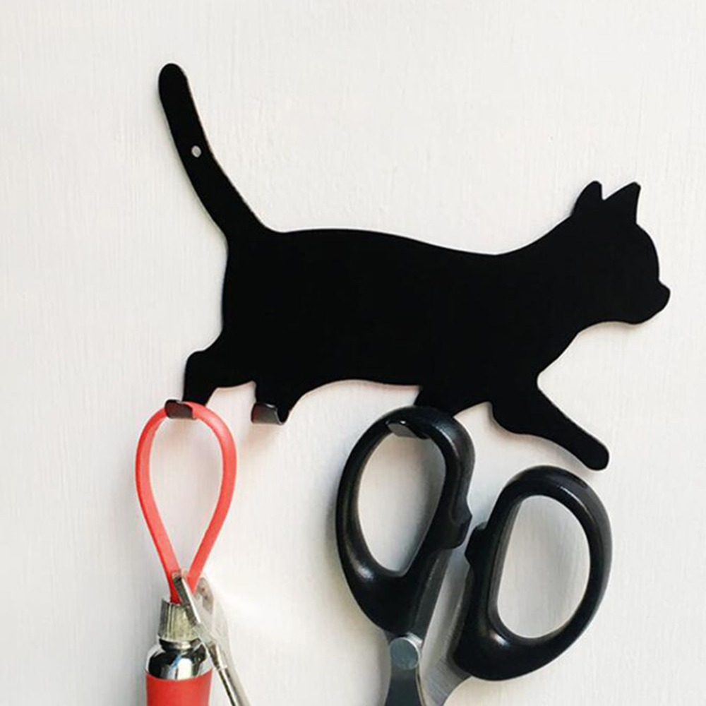 Support-d-coratif-mural-en-m-tal-fixer-dans-la-cuisine-queue-de-chat-porte-cl